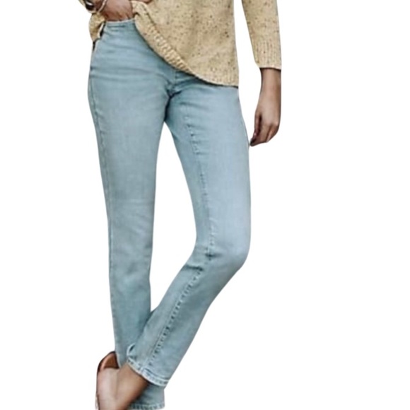 J. Jill Denim - J. Jill Light Wash Denim Authentic Fit Slim Ankle Size 12